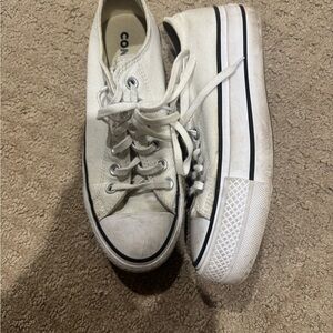 Platform White Converse